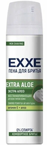 EXXE MEN Пена для бритья EXTRA ALOE Восстанавл.200 мл 4620739984424
