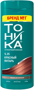 ТОНИКА Бальзам оттеночный для русых 5.35 красный янтарь 4602152003487