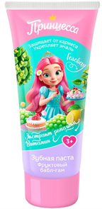 ПРИНЦЕССА Зубная паста ФРУКТОВЫЙ БАБЛ-ГАМ 65 гр 4650092456955