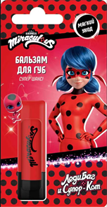 Леди Баг и Супер-Кот Бальзам для губ ЛЕДИ БАГ 3,5 гр 4640130795115