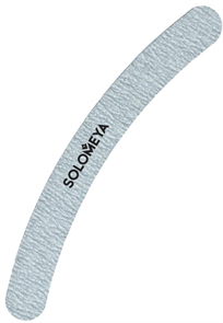 SOLOMEYA Пилка для ногтей Бумеранг ЗЕБРА 100/180 5060504720809