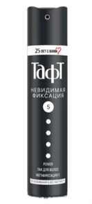 TAFT Power Лак НЕВИДИМЫЙ мега-фиксации 250 мл 4015000983686