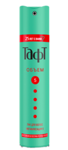 TAFT Зеленая линяя Лак мега-фиксация 5 ОБЪЕМ до 3-х дней 225/250 мл 4015000912785