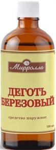 MIRROLLA Деготь Берёзовый 100 мл 4680040929545